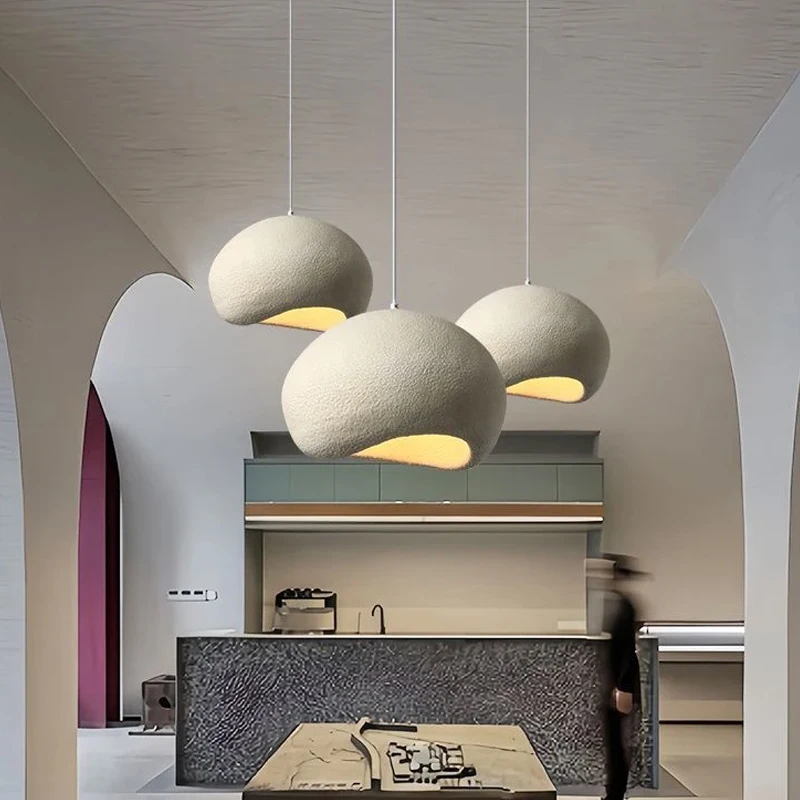 Japanese Wabi Sabi Ceiling Chandelier Modern Home Decor Living Dining Room Pendant Lamp Nordic Bedroom Bar Table Hanging Lights - Image 6