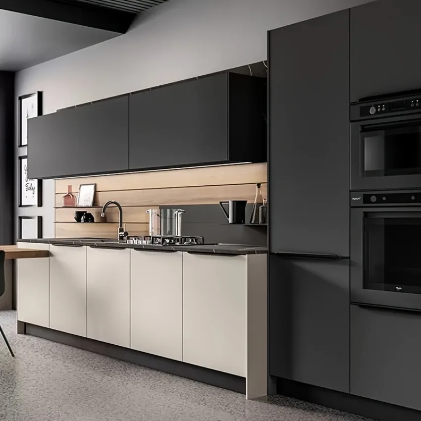 60CM Peel and Stick Vinyl Wallpaper Matte Black Gray White Removable Thick Contact Paper for Walls Kitchens Countertops Cabinets - Image 4