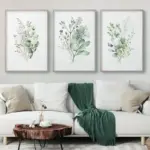 Modern Nordic Classic Simplicity Plant Art Flowers Abstract Poster Canvas Painting Wall Art Pictures Living Room Home Decor G