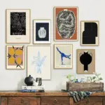 Abstract Minimalism Lemon Vase Geometric Wall Art Posters Prints Nordic Canvas Painting Wall Pictures for Living Home Decor