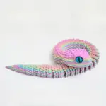 New 13cm 3D Printed Snake Decoration 3D Printed Animals Desk Accessories Room Decor Office Table Funny Snake Year Ornament