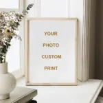 Custom print canvas poster Photo Frame Room Decoration Custom Wedding Family Life Photos Personalized Holiday Birthday Gifts