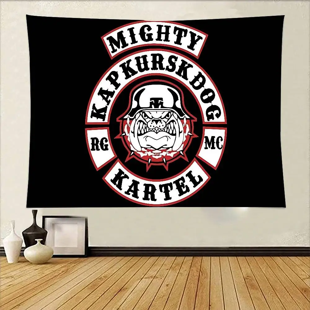 M-Mongrel-Mob Tapestry Wall Hanging Tapestry Art Deco Blanket Curtain Hanging At Home Bedroom Living Room Decor - Image 5