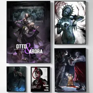 Fashion Popular Horror Puzzle Game The Outlast Trials Poster Self-adhesive Art Paper Sticker Coffee House Bar Room Wall Decor
