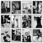 Disco Party Champagne Goblet Bathroom Wall Art Black And White Poster Canvas Paintings Wall Art Pictures Home Decor