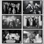 Vintage Black and White Art Poster Beer Picture Beer Drinkers Canvas Painting Wall Art Home Decor Print Bar Room Mural Cuadros