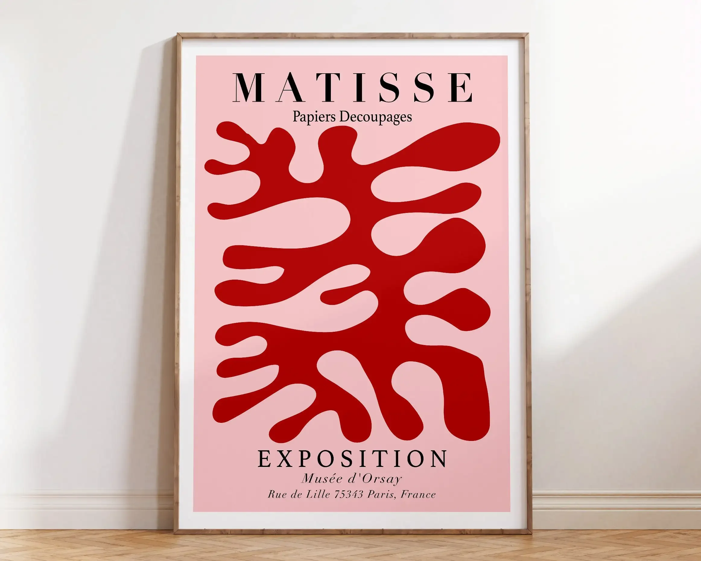 Abstract Flowers Matisse Poster and Prints Flower Market Matisse Floral Canvas Matisse Botanical Cut Outs Exhibition Paintings - Image 2