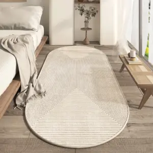 Bedroom Rug Room Carpet Home Decor Mat Bedside Beige Decoration Non-slip Floor Mats Alfombra Habitación Коврик Прикроватный
