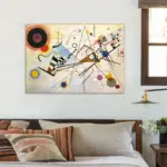 Wassily Kandinsky Geometric Wall Art Poster Graffiti Mural Modern Home Decor Canvas Painting Pictures Prints Office Decoration