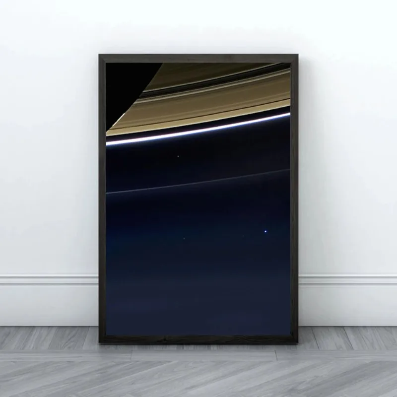 Pale Blue Dot Print Poster Voyager Earth Planet At The Earth Classic Photo Canvas Painting Wall Art Living Room Home Decor - Image 4
