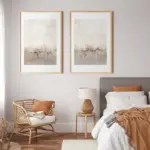 Abstract Simple Neutral Posters and Prints Gallery Wall Art Canvas Painting Nordic Art Modern Minimalist Landscape Picture Decor