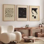 Minimalist Japanese Black and White Abstract Sea Wave Posters and Prints Canvas Printing Wall Art Picture for Living Room Decor