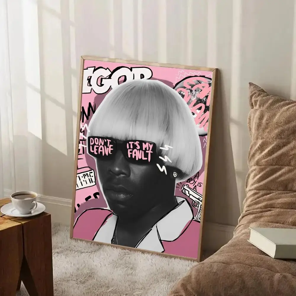 Rapper Tyler, The Creator Chromakopia Poster Poster Painting Wall Art Mural for Living Room Home Decor and Gifts - Image 6