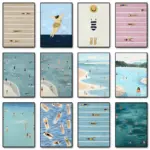 Beach Swimming Poster Swimming Pool Print Canvas Painting Nordic Modern Wall Art Picture for Living Room Home Decor Cuadros