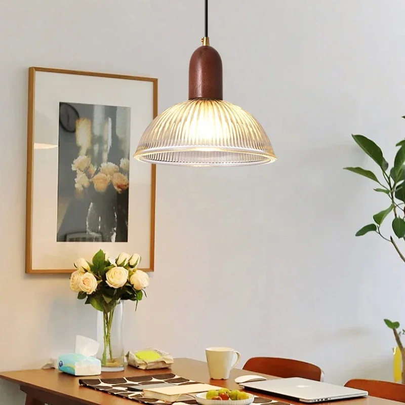 Nordic High-End Fashion Iron Glass LED Decor Home Pendant Light Bar Bedroom Foyer Dining Room Lighting Fixtures - Image 3