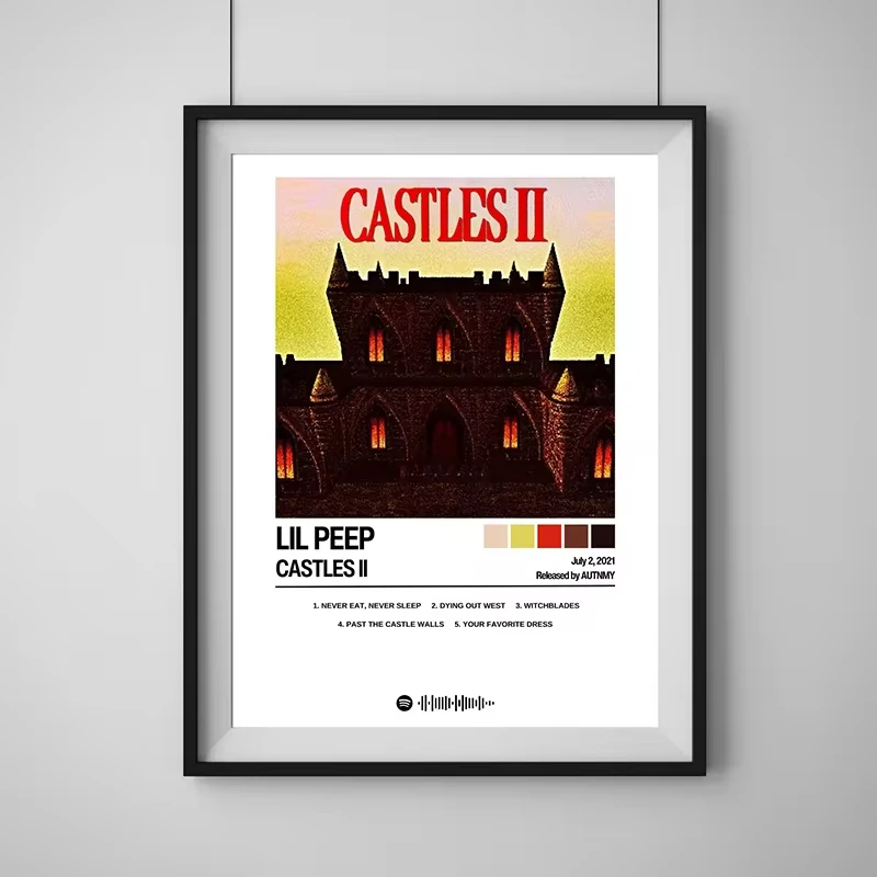 Lil Peep album Poster Music Album poster Fan gift Canvas printing poster Wall Art decoration painting Home Bedroom decoration - Image 2