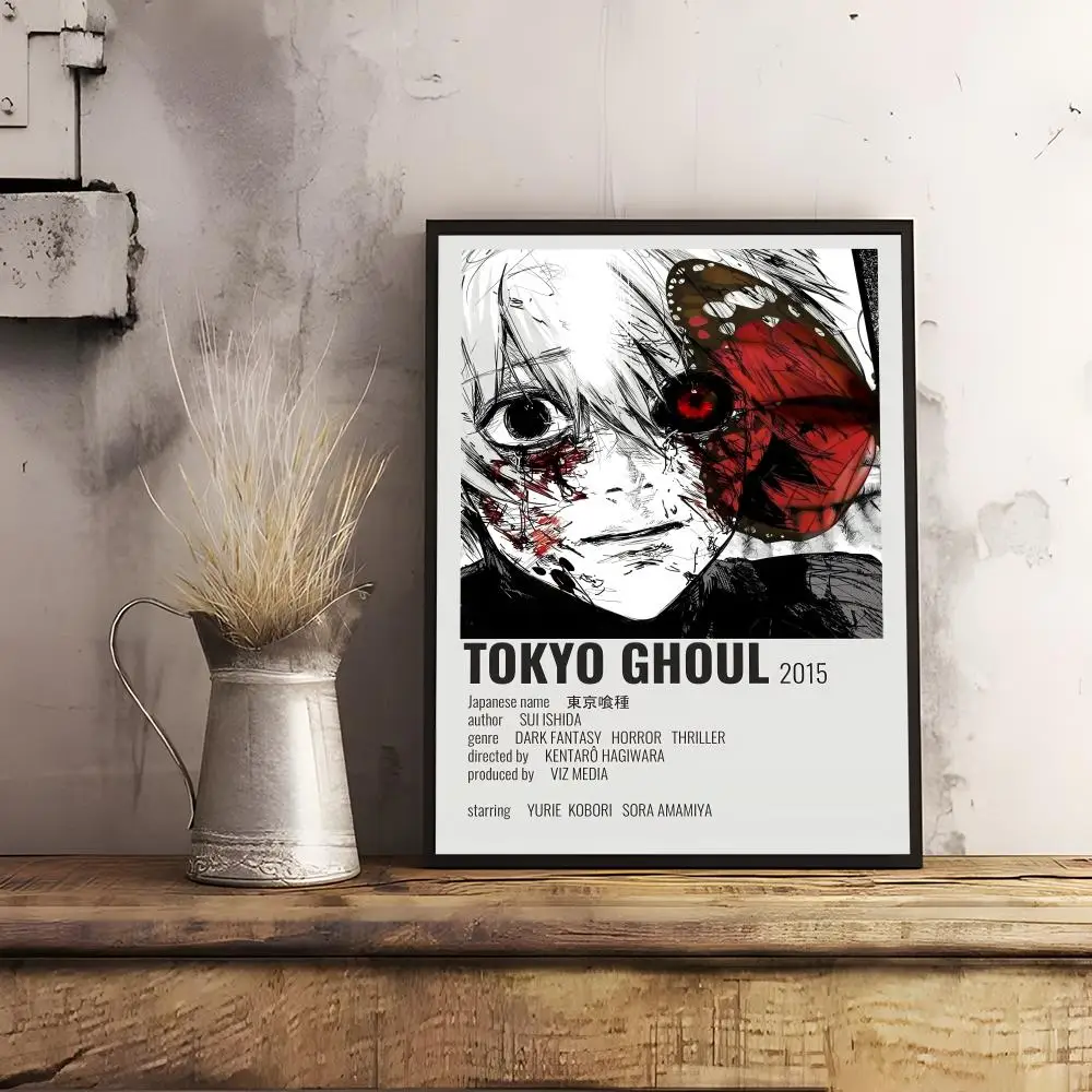 Classic Anime T_Tokyo G_Ghoul Magazines Poster Decorative Wall Art Stickers Mural Photo Print for Home Living Room Hallway Decor - Image 4