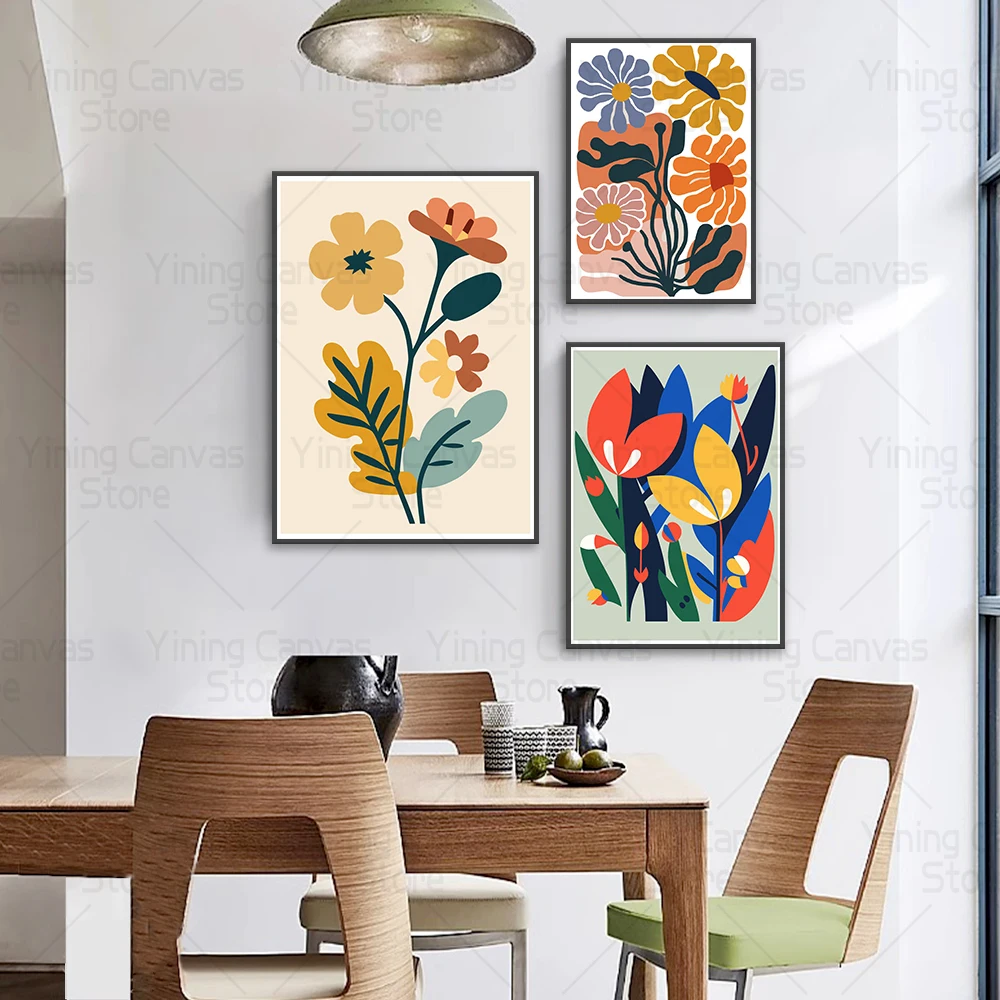 Abstract Plant Coloful Flower Market Poster Matisse Canvas Painting Art Nordic Posters Prints Wall Pictures Living Room Decor - Image 5