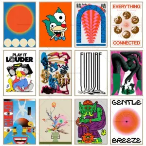 Vintage Quotes Mid Century Posters Abstract Canvas Print Aesthetic Wall Art Canvas Painting for Living Room Bedroom Home Decor