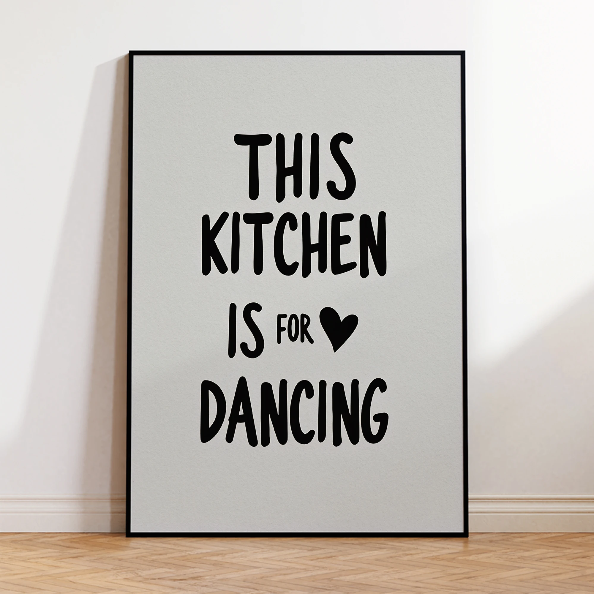 Modern Minimalist Style This Kitchen Is For Dancing Wall Art Prints Canvas Painting Poster Picture For Living Room Home Decor - Image 2