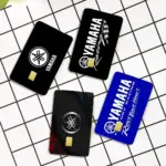 Y-YAMAHAs Logo Credit Card Skin Stickers For VISA Bank Card Transportation Card Waterproof Sticker Anti-scratch Women Gift
