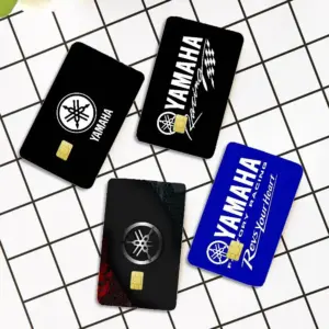 Y-YAMAHAs Logo Credit Card Skin Stickers For VISA Bank Card Transportation Card Waterproof Sticker Anti-scratch Women Gift