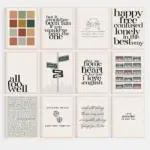 Lover Lyrics Print Folklore Evermore Poster Trendy Bar Wall Art Canvas Painting Dorm Room Decor Fashion Chase Stars Girl Gifts