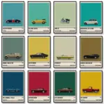 Movie Minimalist Quotes Car Movie Poster Wall Art Print Inspirational Minimal Art Canvas Painting for Home Decoration