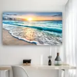 Beach Sunset Wall Art Posters Large Landscape Canvas Painting Print Nordic Wall Decoration Picture For Home Decor