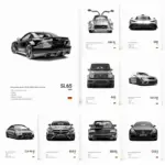Modern Mercedes Benz Posters Minimalism Benz Cars Prints Canvas Painting Wall Art Pictures Home Living Room Car Decoration