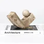 Geometric Arc Natural Stone Ornaments Modern Crafts Desk Decoration Minimalist Desk Decoration Home Aesthetics Modern Art Statue