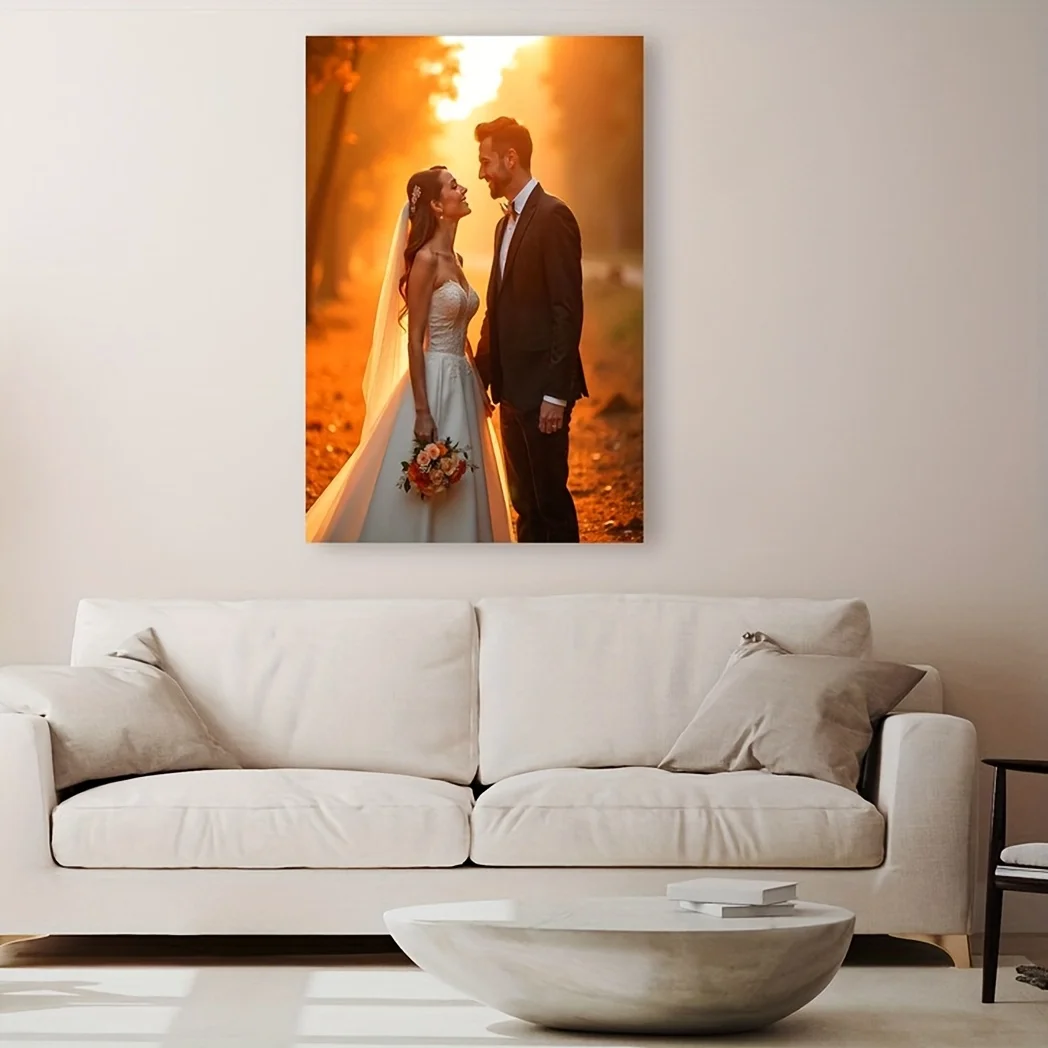 Custom Print Canvas Painting By Your Photo Canvas Poster Personal Gift Customize Figure Animal Pets Pictures Home Decor Prints - Image 4