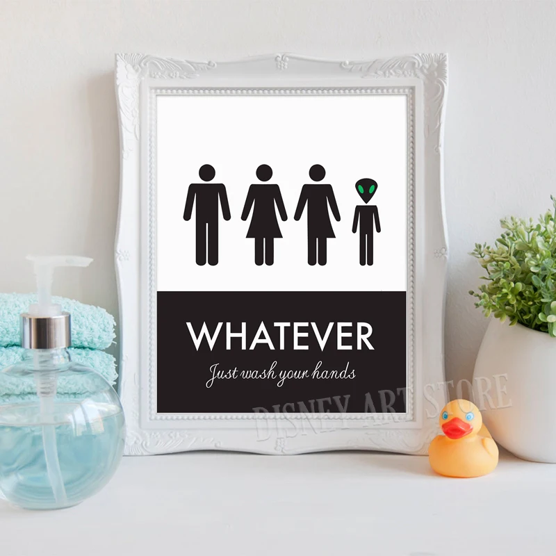 Bathroom Decor Posters Please Don't Do Coke In The Bathroom Quotes Canvas Painting Modern Funny Gift Sign Toilet Wall Art Print - Image 4