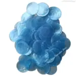 100pcs 5cm DIY White Capiz Shell Two Holes Sea Shell Bulk Capiz Shells for Decor DIY Wind Chimes & Crafts Jewellery Accessories