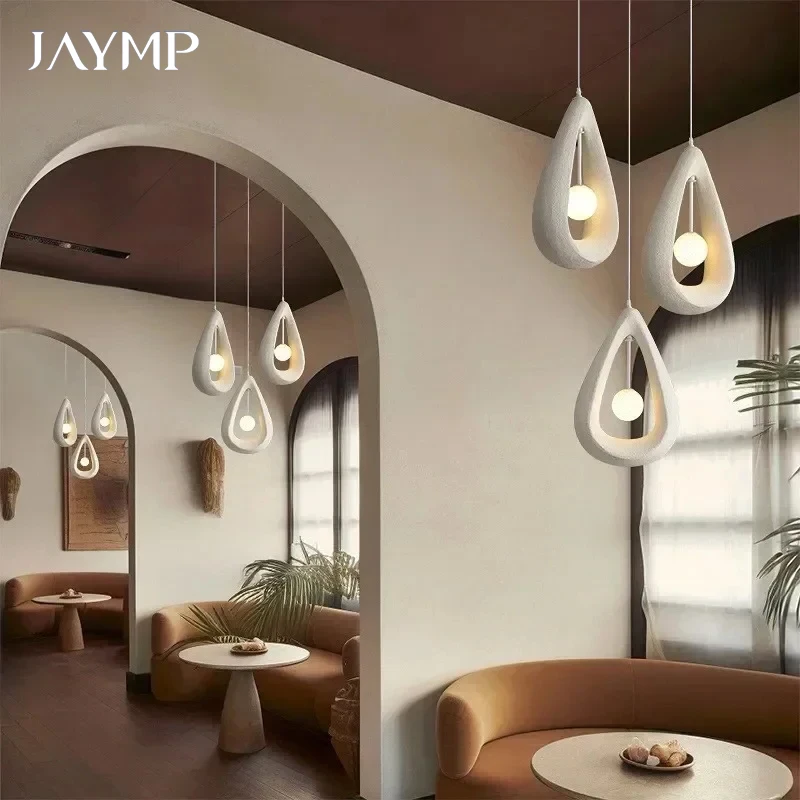 Japanese Wabi Sabi Pendant Light Nordic Dining Room Ceiling Chandelier Home Decor Bar Table Kitchen Island Creative Hanging Lamp - Image 3