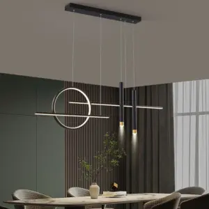 Nordic Restaurant Pendant Lamp Dimmable Kitchen Island Table Dining Home Minimalist Decor Hanging Lighting Fixture 220V 110V