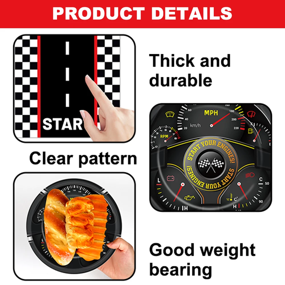 Race Car Decorations Paper Plates Napkins Start Your Engines Tableware Boys Cars Themed Formula 1 Birthday Party Decors Supplies - Image 6