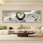 1pc Canvas Poster Modern Art Abstract Line Prints Posters Ideal Gift for Bedroom Living Room Bedroom Corridor Wall Art Decor