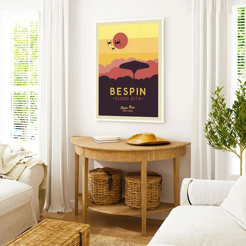 Modern Star Planet Posters Galaxy Attraction Wall Art Canvas Paintings And Print Movie Wars Cover Landscape For Room Home Decor - Image 4