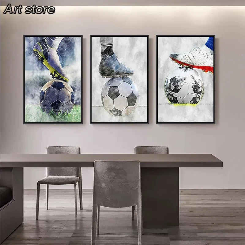 Football Basketball Poster Canvas Painting Modern Soccer Boy Decor Printed Wall Art Pictures Living Room Bedroom Home Decor - Image 4