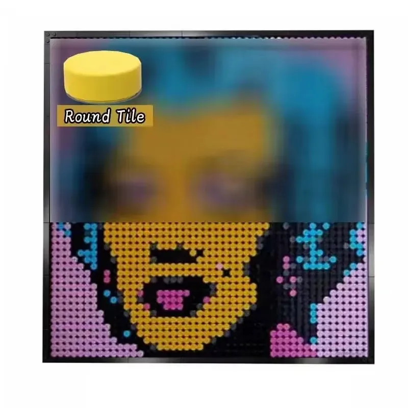 Classic Pixel Art Painting Building Blocks Set Mosaic DIY Bricks Movie Toys Wall Decorations Challenging Creative Christmas Toy - Image 3