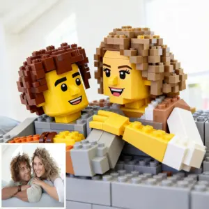 Custom Cartoon Style Portrait from Photo Personalized Cartoon Christmas Gift for Couples Family Kids - Unique Wall Art Poster