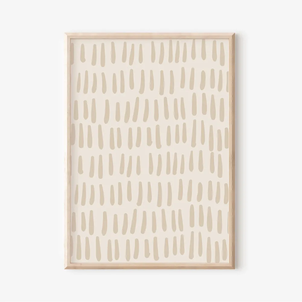 Boho Abstract Geometric Mid Century Poster Print Beige Canvas Painting Modern Neutral Wall Art Pictures Living Room Home Decor - Image 5