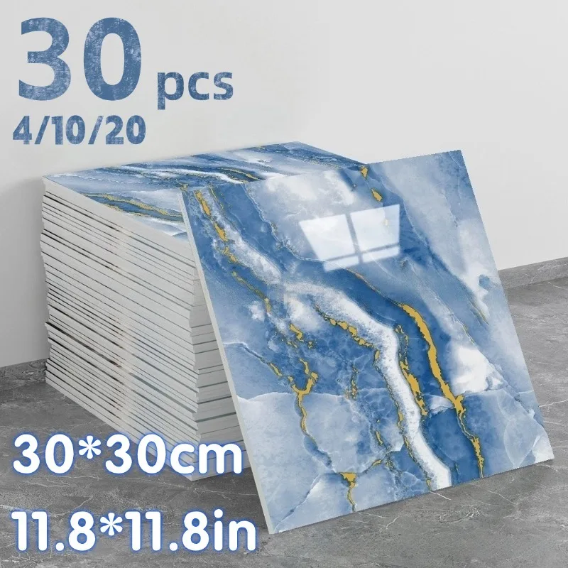 Wallpapers Waterproof Wall Panels for Kitchen Bathroom Decoration Easy To Apply Removable DIY Self-Adhesive Foam Wall Stickers