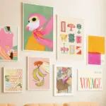 Fashion Girl Dog Vase Flower Banana Abstract Posters and Prints Wall Art Canvas Painting Picture Hotel Bar for Living Room Decor