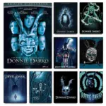 Classic Horror Film Donnie Darko Poster Terrifier Minimalist Canvas Printed Movie Picture Wall Art for Living Room Home Decor
