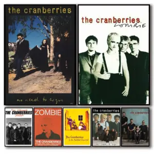 Vintage The-Cranberries Band Music Album Zombie Concert Poster Canvas Painting Wall Pictures Home Bar Cafe Decor Fans Gift
