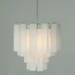 Murano French-style High-end Glass Tube Chandelier For Living Room, Dining Room And Bedroom, Colored Glass Hanging Chandelier