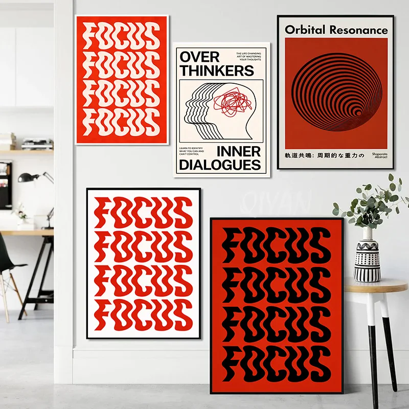 Retro-Futuristic Poster Memphis Geometric Decorative Painting Picture Spiral Texture Wall Art Print Home Decor for Living Room