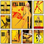 Classic Hot Movie Kill Bill Poster Film Canvas Painting Modern Wall Art Prints Bedroom Study Studio Living Room Home Decoration